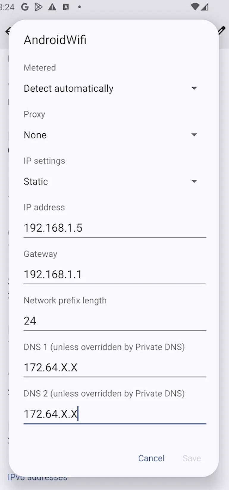 Android DNS 解析器选项