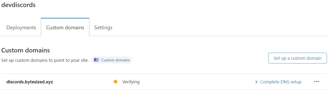 通过 Cloudflare 仪表板为 Pages 项目添加自定义域名
