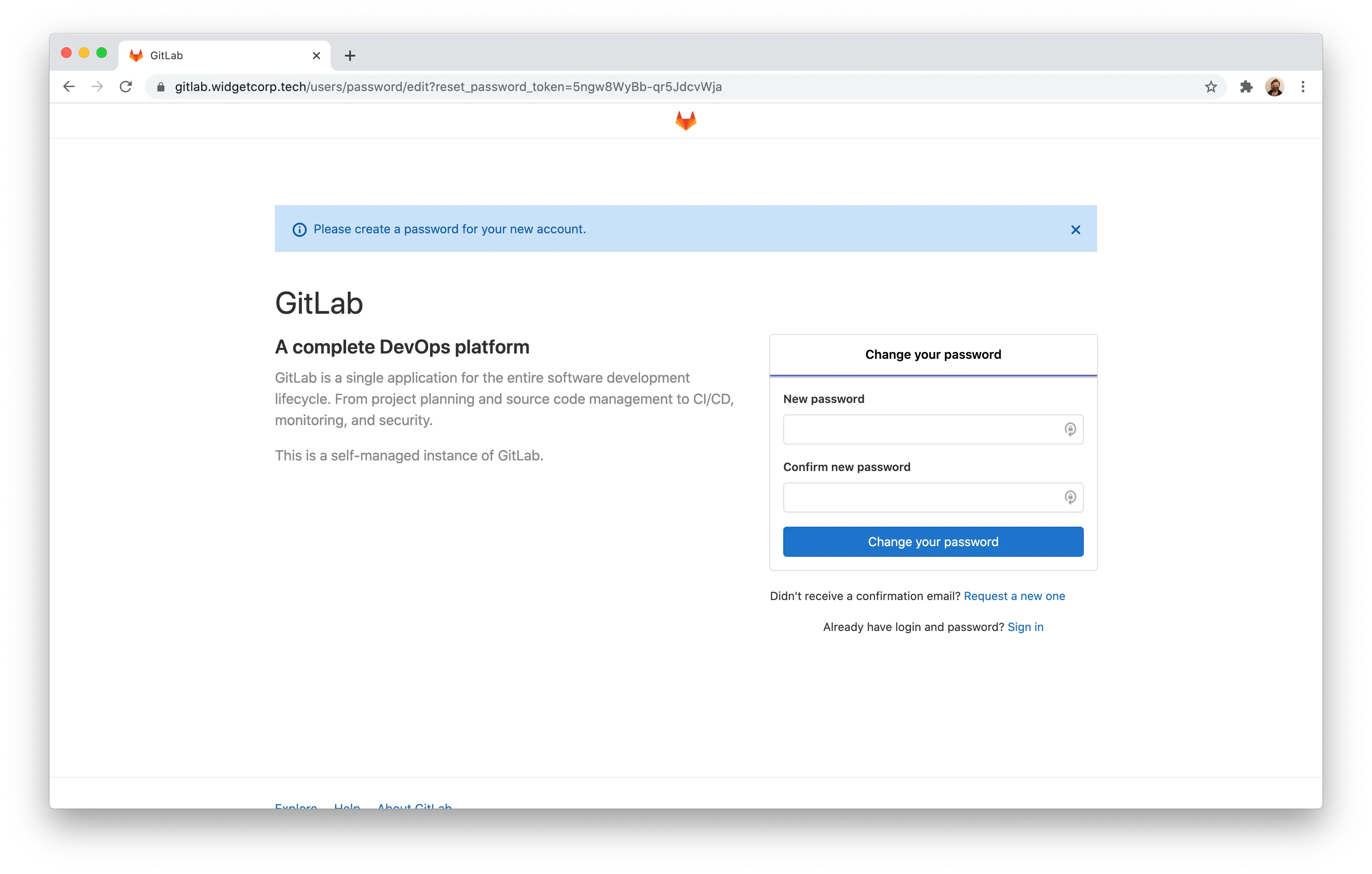 GitLab Web 界面