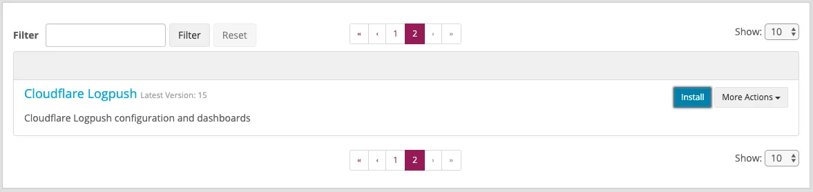 安装 Graylog content packs